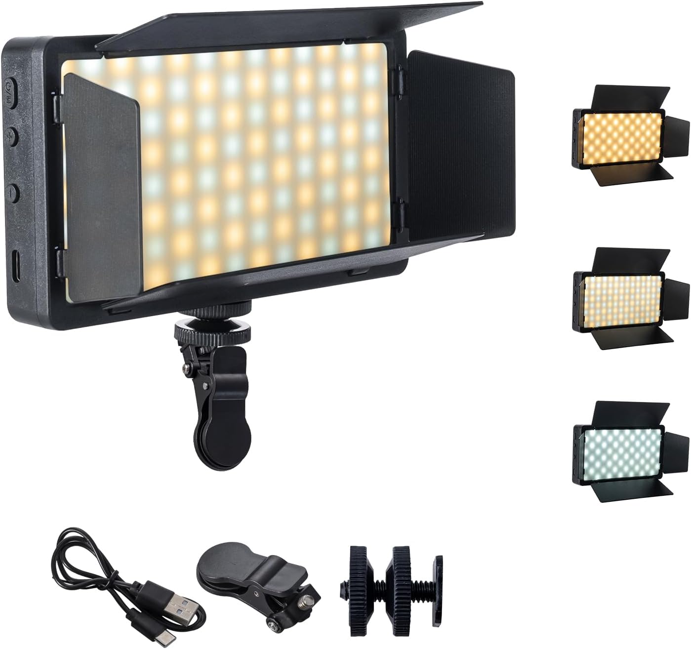 BVMGTT 4000mAh 2800K-6500K (3CCT) LED Video Light, Camera Light for Pictures Video Recording with Battery Support