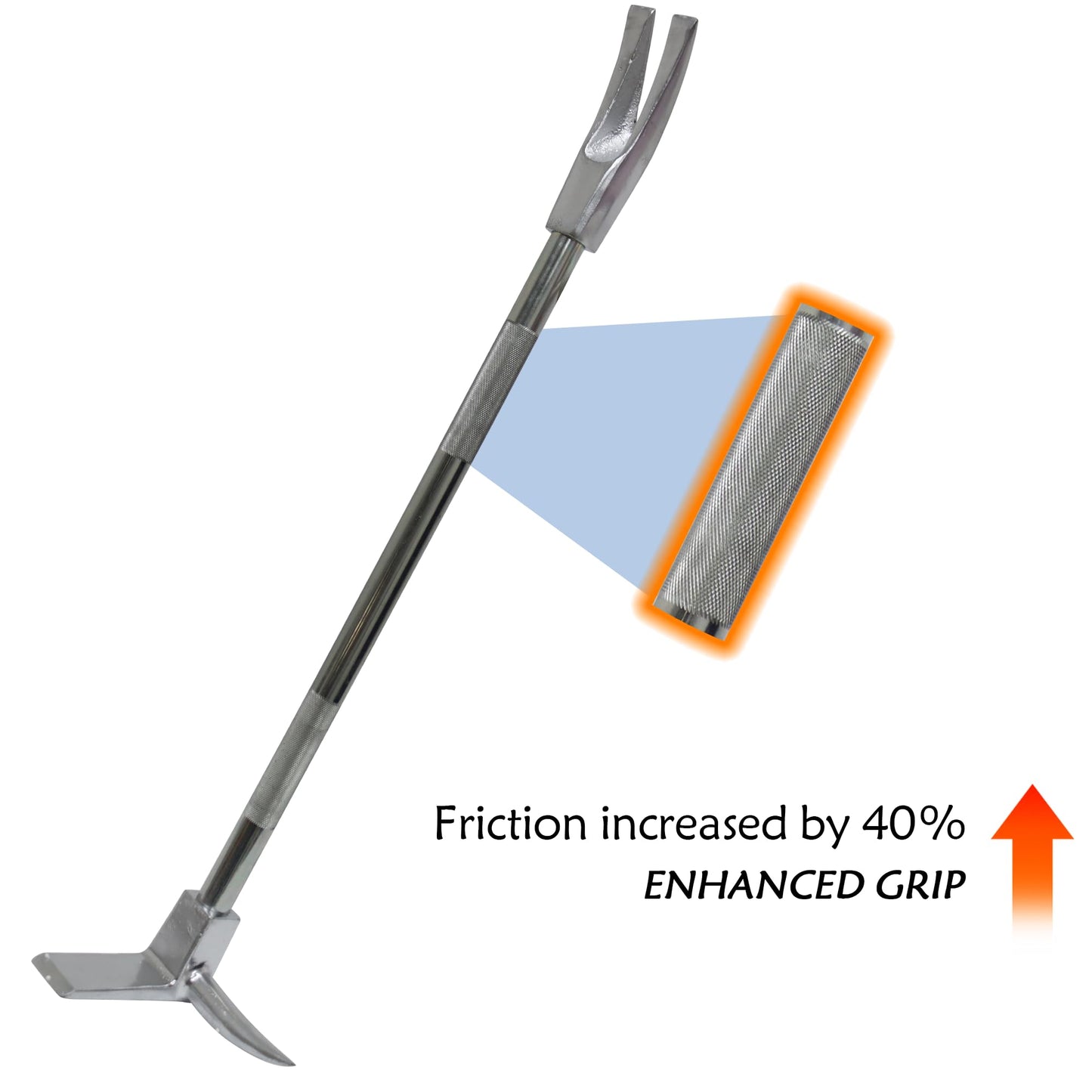 Maisutseb 30" Halligan Tool Breaching Demolition Halligan Bar High-Strength Carbon Steel Entry Rescue Tools for Firefighters and Emergency