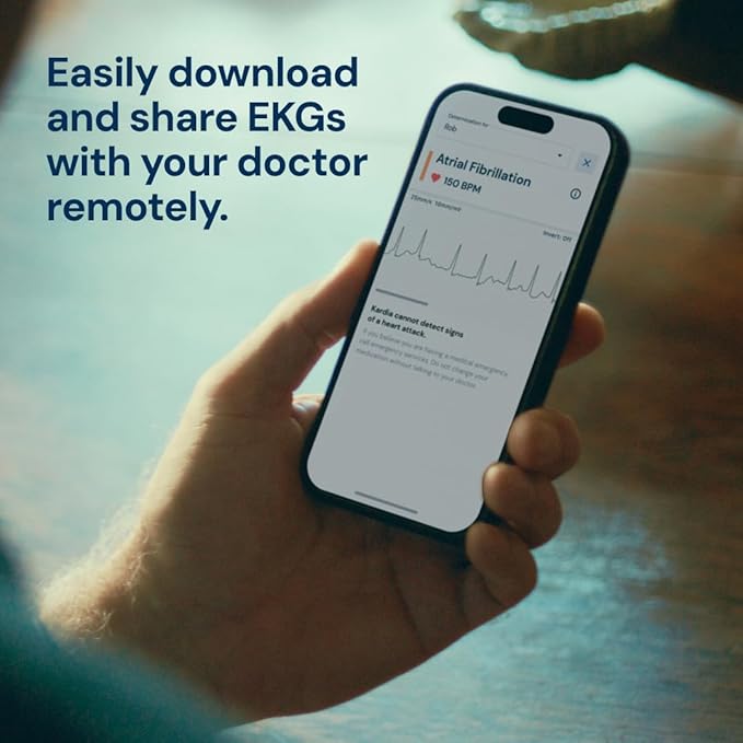 KardiaMobile 1-Lead Personal EKG Monitor ??Record at Home ??Detects AFib & Irregular Arrhythmias ??Easy Results in 30 Seconds ??Works w/Most Smartphones