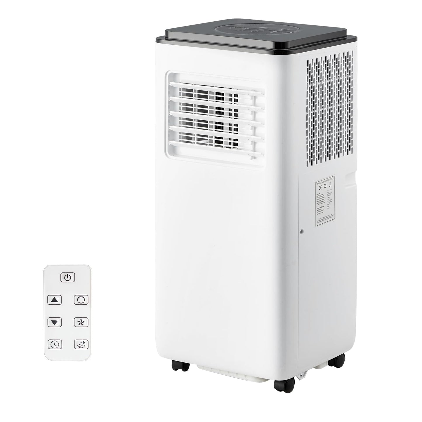 10,000 BTU Portable Air Conditioner – 3-in-1 AC with Dehumidifier & Fan, Quiet Operation, Energy Efficient, Remote Control, Sleep & Timer Modes, Cools up to 451 Sq.Ft, Home, Office, RV, White