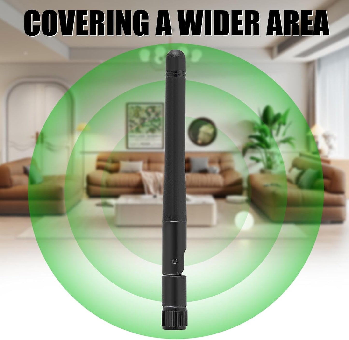 DORHEA 2Pcs 3dBi 2.4GHz 5GHz 5.8GHz Dual Band WiFi Antenna RP-SMA Male Bluetooth Antenna for USB Adapter Camera Video