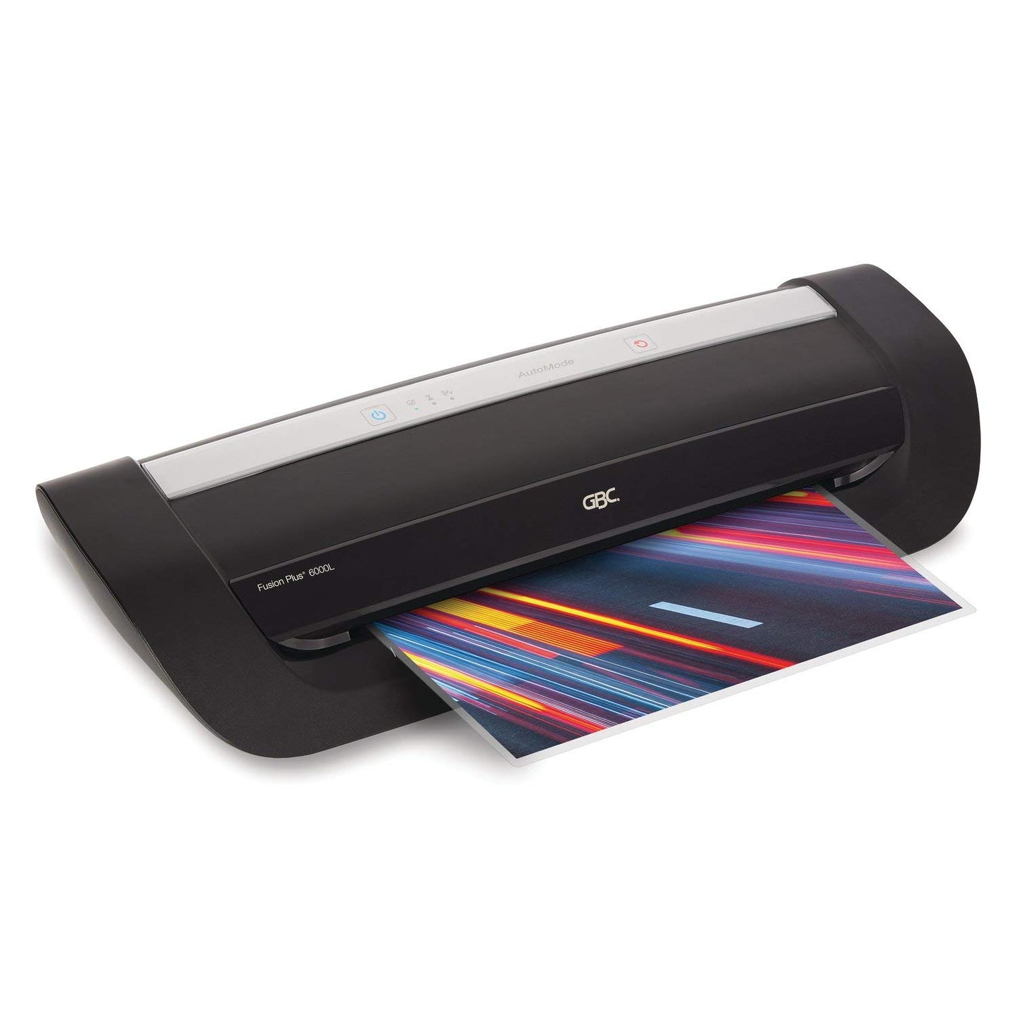 GBC Thermal Laminator Machine, Fusion 6000L, 12 Inch, 1 Min Warm-Up, 3-10 Mil, with 50 EZUse Laminating Pouches for Home, Office and Classroom, Black (1703097)