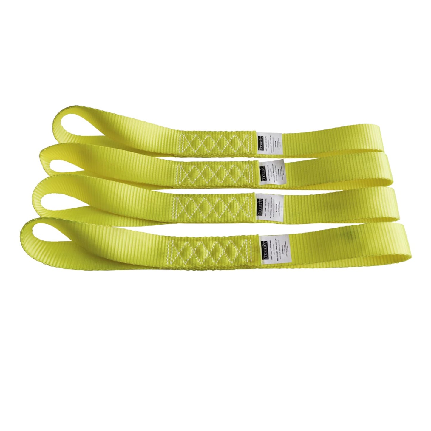 Yuoneiy Soft Loop Tie Down Straps (4PK) Heavy Duty Motorcycle Tie Down Straps Loop Straps 1.5” x 18” x 10,000 LBS for ATV, UTV Trailer