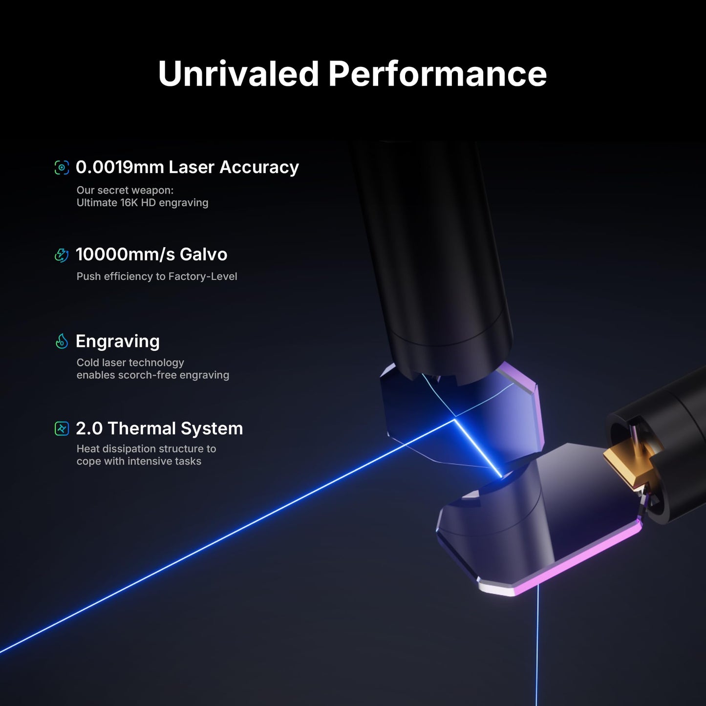 ComMarker X 6W UV Engraving Machine, 3D Internal Engraving, Auto-Focus with LiDAR Ranging System, 10,000mm/s Engraving System, On-Site & Small-Batch Ready Engraving Machine