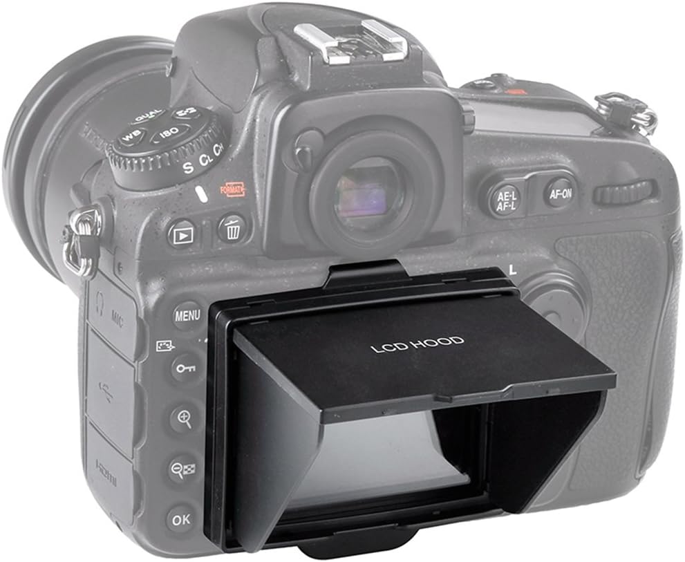 D800 D800E D810 D810A Camera LCD Sun Shade Sun Hood Camera LCD Viewfinder Professional Optical Sunshade with Screen