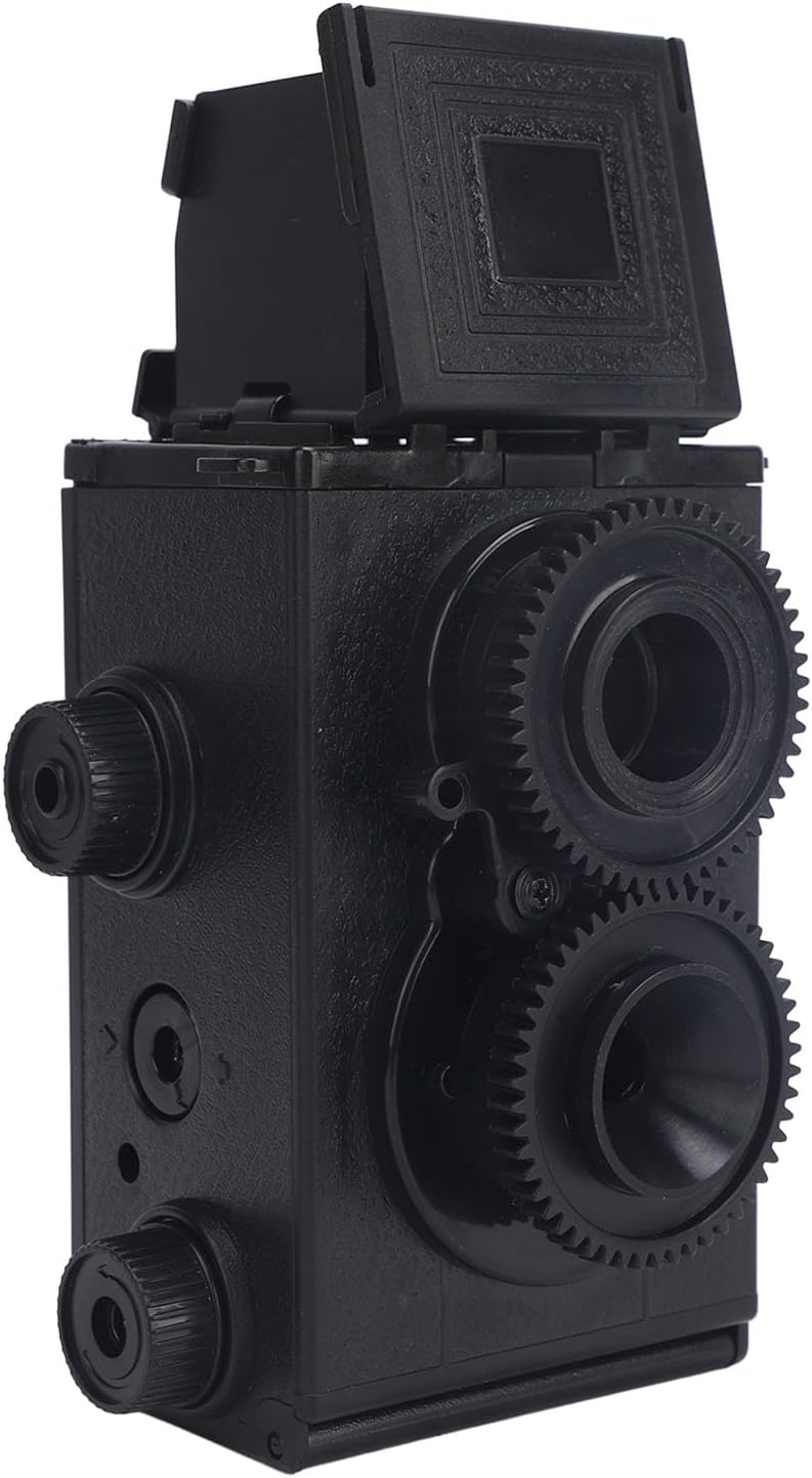 Tangxi 35MM 35MM 135 Dual Lens Film Camera, Vintage Retro TLR, DIY Assembly, Waist Level Viewfinder, Compatible