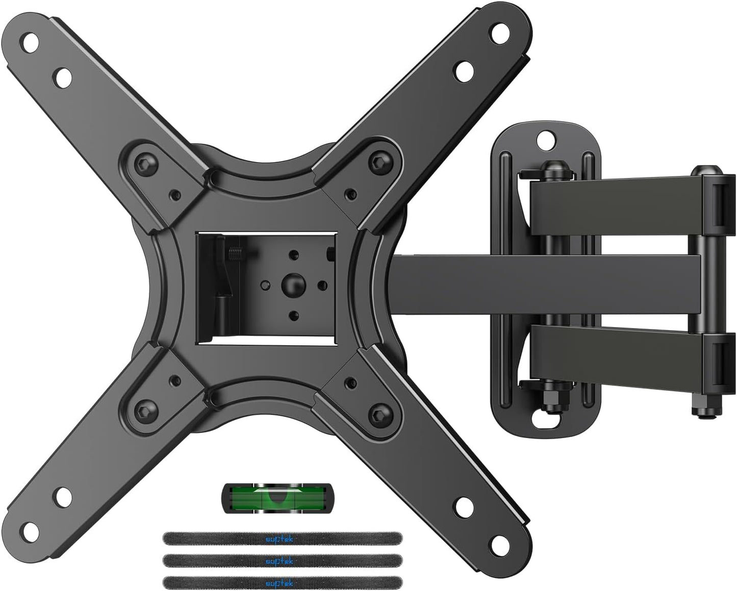 suptek 13-42 Inch 200x200mm 44lbs, MA1345 Full Motion TV Monitor Wall Mount for Most LED LCD Flat Curved Screen TVs