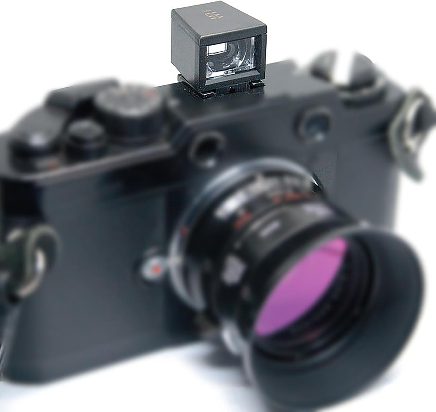 XHSESA 28mm 35mm 40mm (28mm) Optical Viewfinder for Ricoh GR for Leica X Series, Side Axis Finder for Compact Cameras