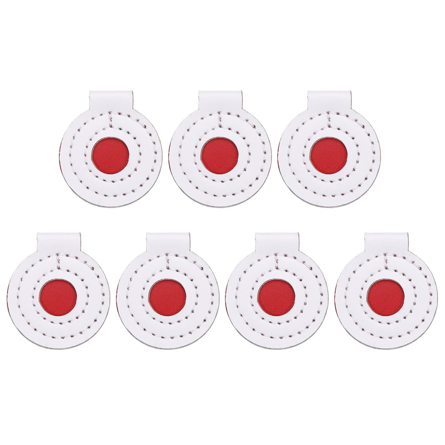 PATIKIL Microfiber Bullseye Targets 4cm, 7Pcs Competition Game Target Shooting Practice Fabric Pad Disc Accuracy Training Tool Outdoor Hunting Accessories
