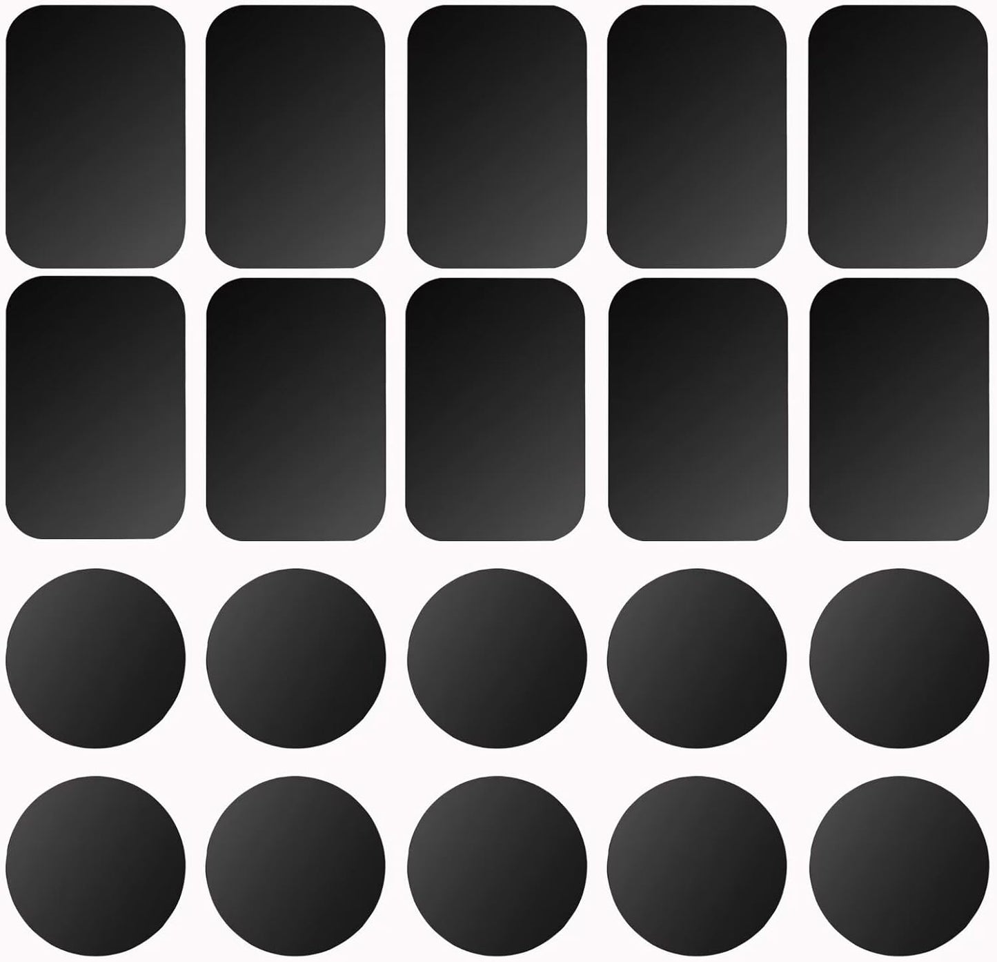 Adhesive Thin Metal Plates(Compatible with Magnetic Mounts)