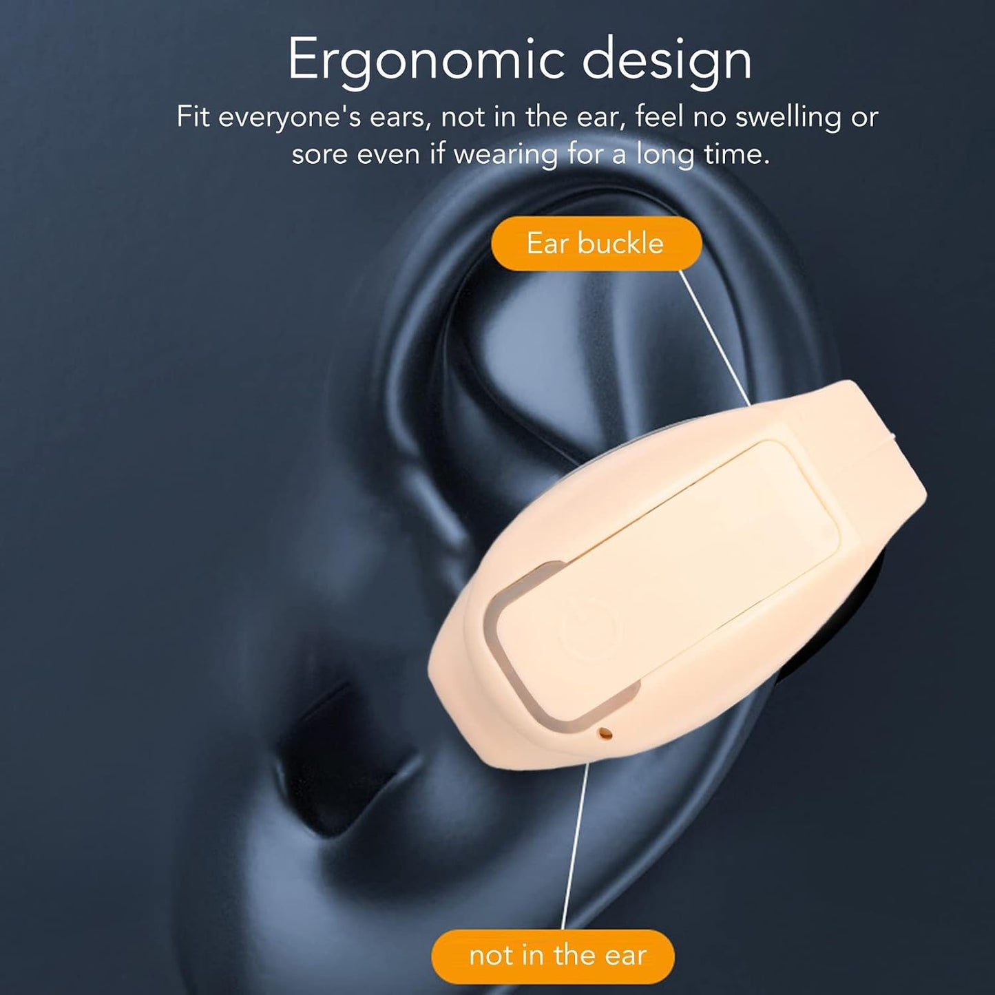 5.3 Set, Bluetooth Headphones Clip on Earbuds, Single Clip On Open Ear Headphones, Bluetooth Head One Design