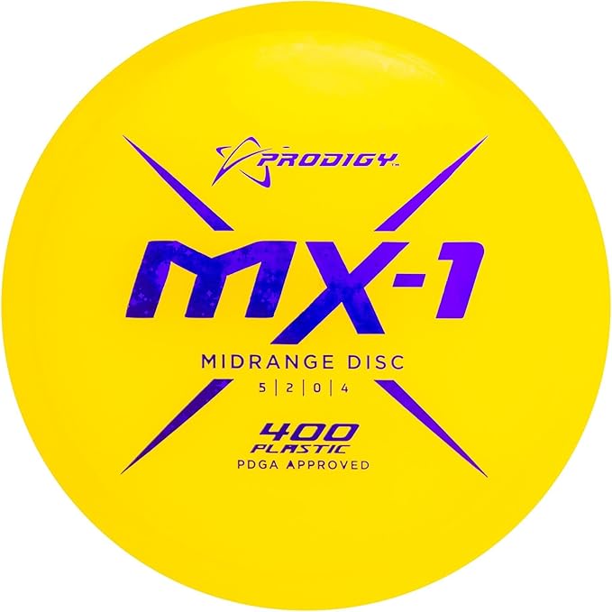 Prodigy Disc 400 MX-1 | Very Overstable Disc Golf Midrange | Handles Any Wind or Power | Consistently Overstable in Any Conditions | Durable & Gummy 400 Plastic | Colors May Vary