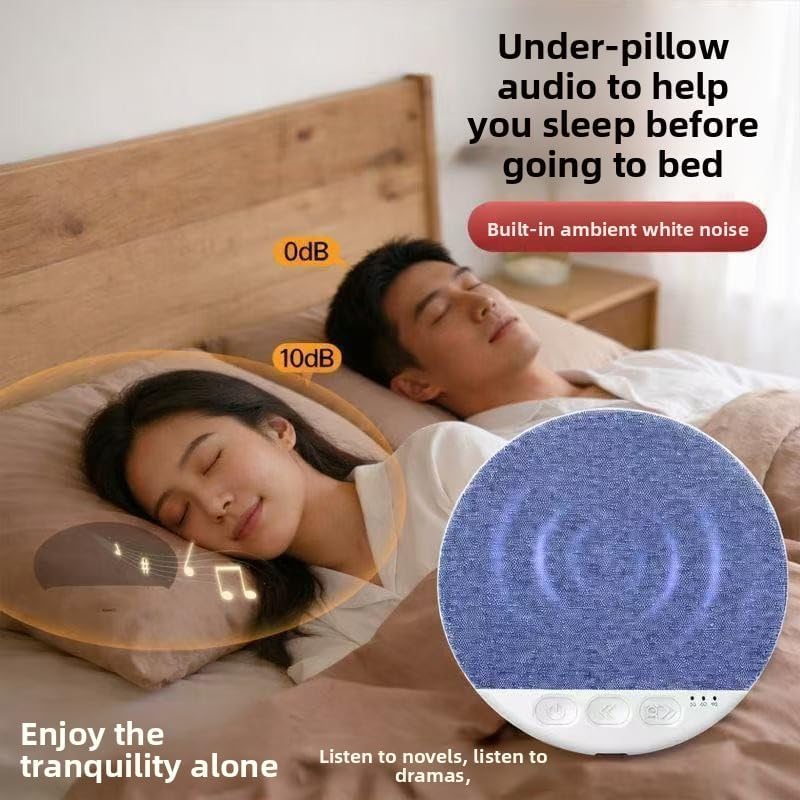 Generic Bluetooth Pillow Speaker for Sleeping, Ultra-Thin Under Pillow Speakers for Sleeping, Mini Portable Wireless