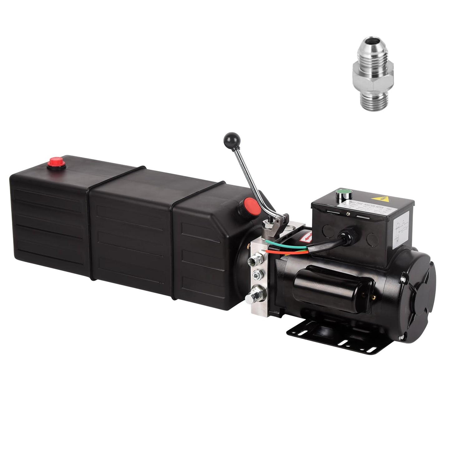Doppy 3.7 Gallon Hydraulic Pump Unit 3HP 2950 PSI Car Lift Hydraulic Pump for 2 and 4 Post Lifts Car Lifting