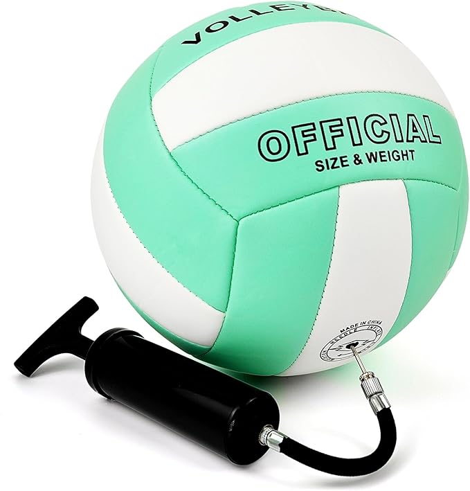 Official Size 5 Soft PU Waterproof Volleyball for boy and Girl and for Adult Indoor Outdoor Beach Training Ball and Game Ball or Beginner Teenager
