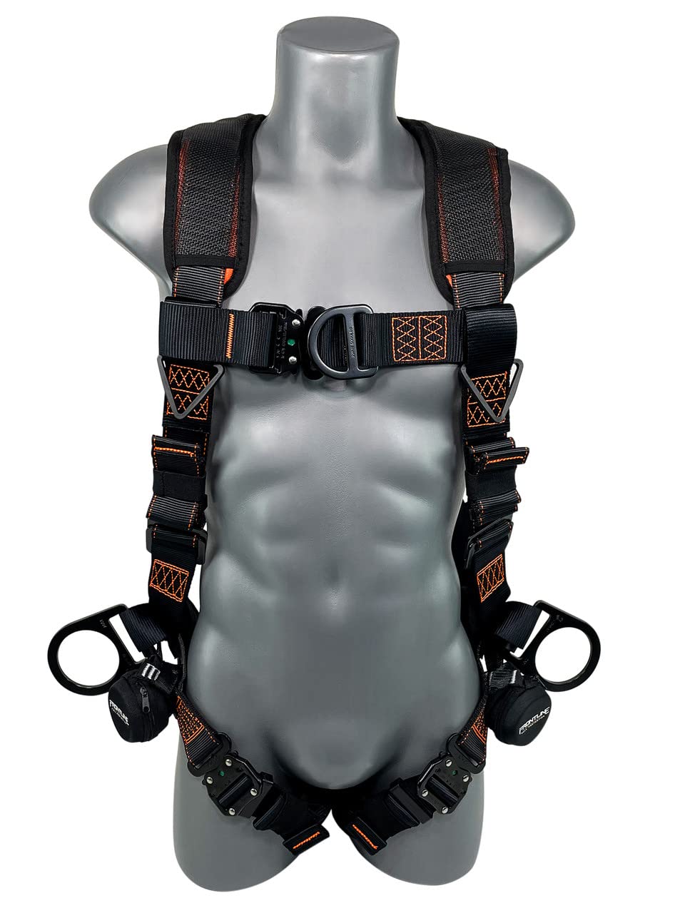 Frontline 105CFTB Combat™ Vest Style Harness with Front Side D-Rings and Suspension Trauma Straps | OSHA & ANSI Complaint (Universal Size)