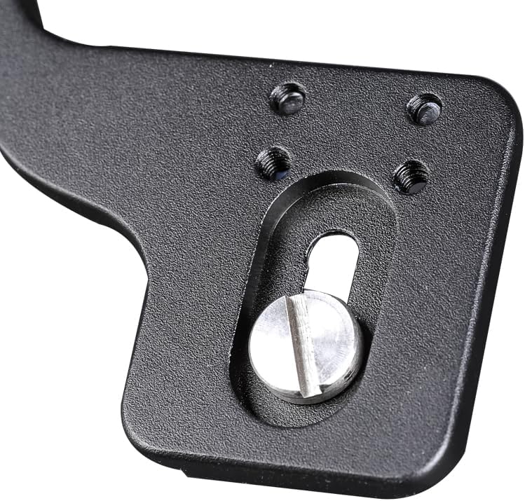 1/4" Manbily Camera Flash Brackets, Aluminum Tripod Camera Mount Extension Bar with Screw for DSLR LED Light Video