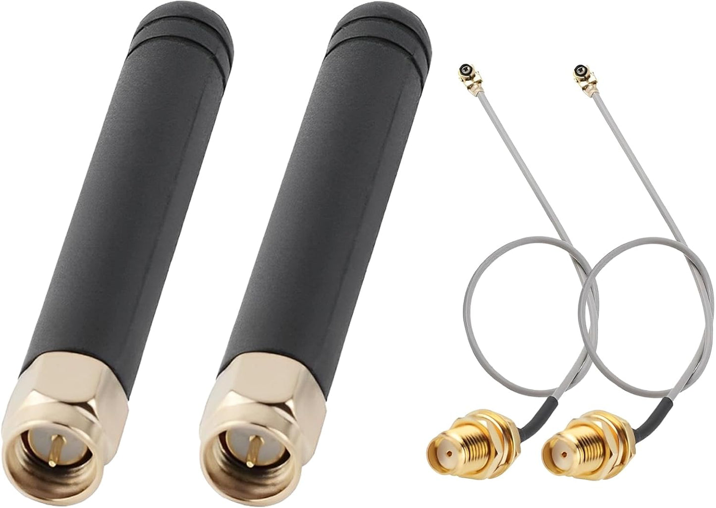 Geekstory 2 915MHz 2DBI ESP32 Lora32u4 Lora32 15cm PCS LoRa Antenna with U.F.L I-P.EX to SMA Connector for Lora Board