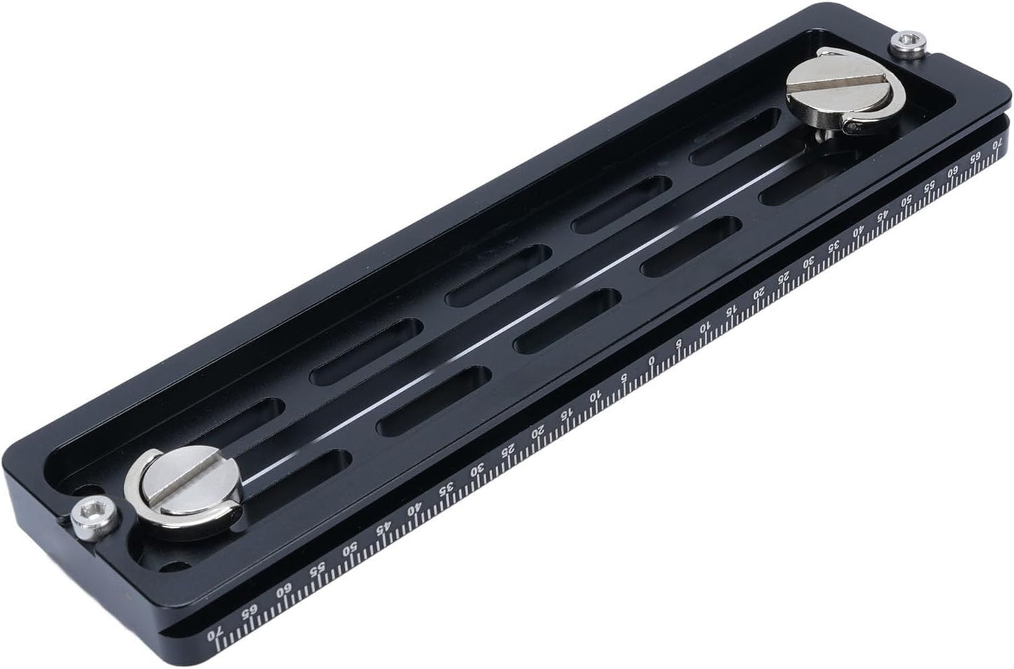 Akozon 1/4in 3/8in Camera Plate Aluminum Alloy Baseplate Screw for DSLR Mirrorless Action Compact Tripod Mount