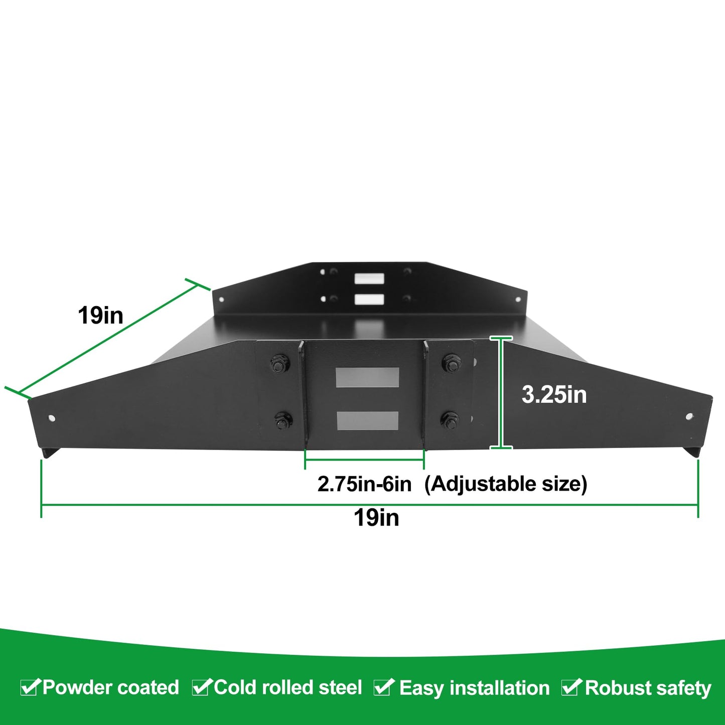 2 Post 38U Open Frame Server Rack 2-Post Server Rack Network Rack,Comes with 2 Center Trays,for 19 Inch Equipment, Networking Data & IT Devices,1280lbs Weight Capacity Rack(2P-LD-38)