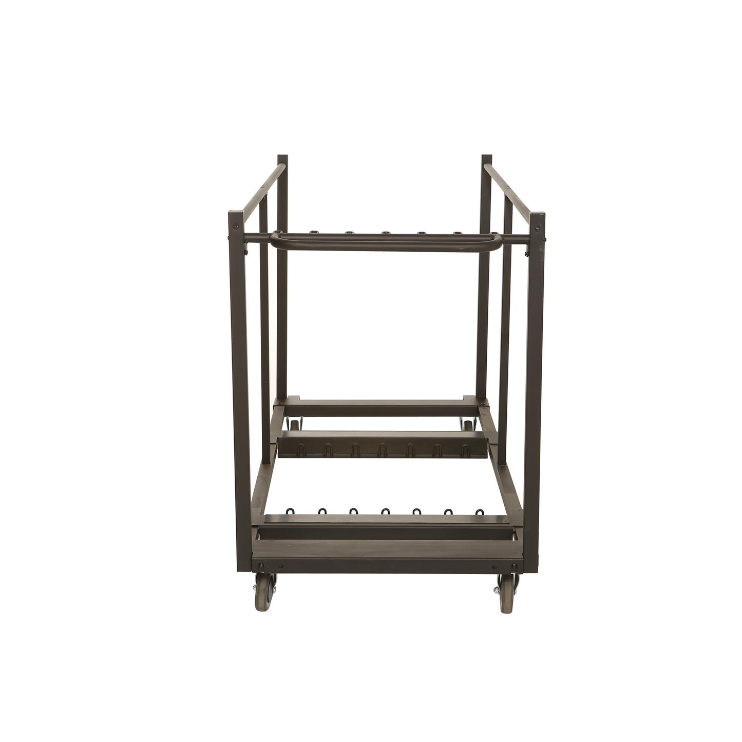 LIFETIME 80193 Sand Finish Table Cart with Heavy Duty Steel, Black
