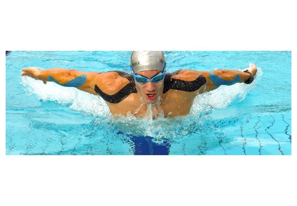 FlexU Kinesiology Tape Bulk Pack Continuous Blue