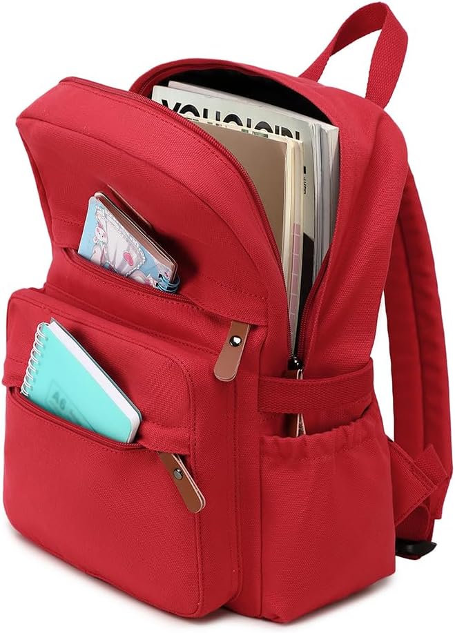 Swacort Backpacks Backpacks Pack Lightweight Kids for School Bag Canvas Small Travel for Women Girls Boys Bookbag