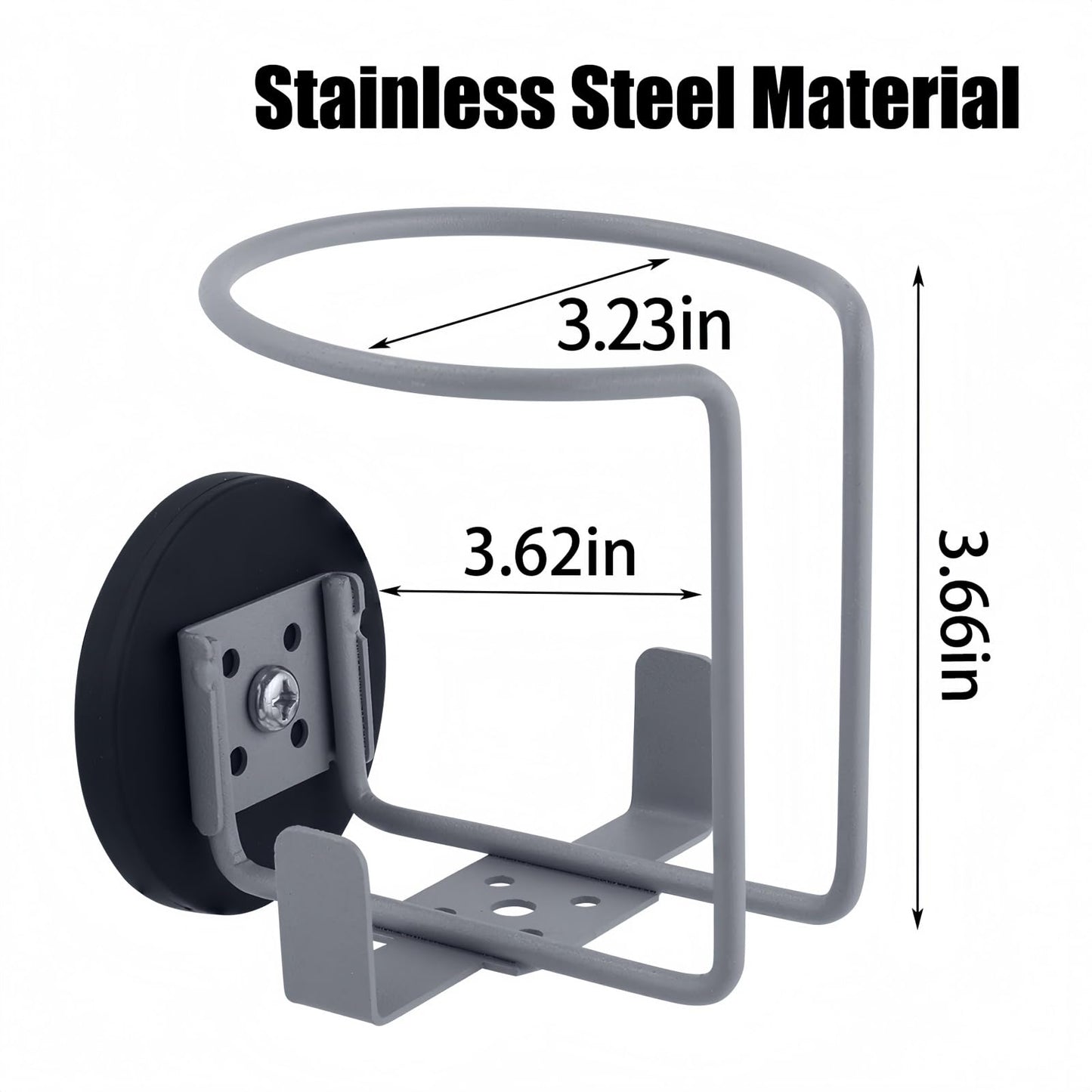 Magnetic Cup Holder, Convenient to Carry, Suitable for Magnetic Beverage Holders Used on Tractors, Lawn mowers, Boats, Trucks, School Buses, refrigerators and Treadmills. Cup Holder