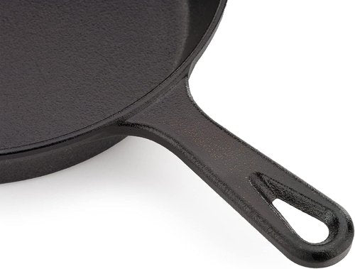 Mercer Culinary Pre-Seasoned Cast Iron Skillet - 10.25-Inch Durable Cookware for Perfect Meals