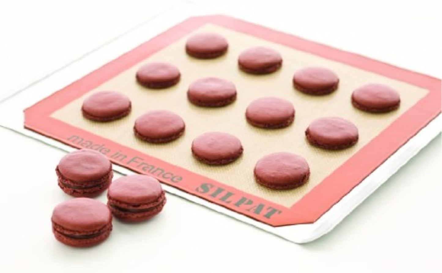 Silpat Non-Stick Silicone Baking Mat - Commercial Size 16.5" x 24.5" for Perfect Baking Results