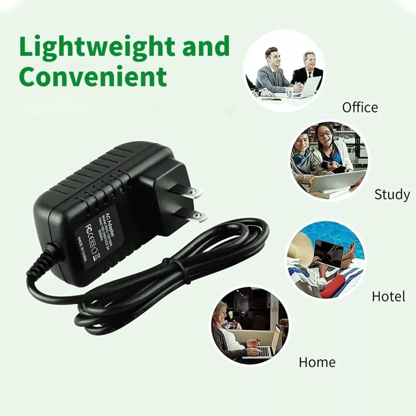 Cazxooy 11V AC Adapter Charger Compatible with JVC Camcorder GR GR-D Series Power Supply Barrel Tip
