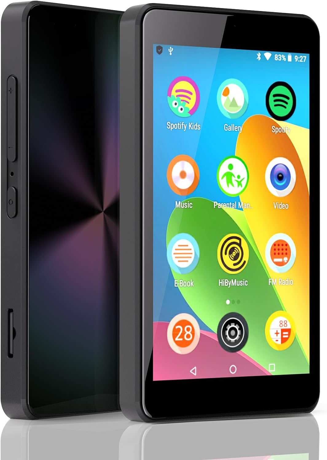 Luoran MP3 4.0" MP4 256GB Kids Player with Parental Controls, Spotify Kids, Spotify, Audible, Amazon Music, IPS Music