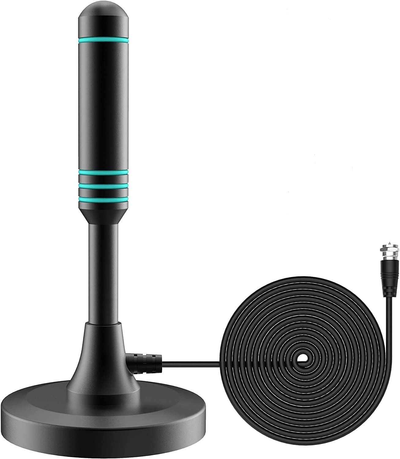 VUELVE 4K 1080P,10ft TV Antenna for Smart TV Indoor Digital Indoor Antennas with Strong Magnetic Base, Long Range