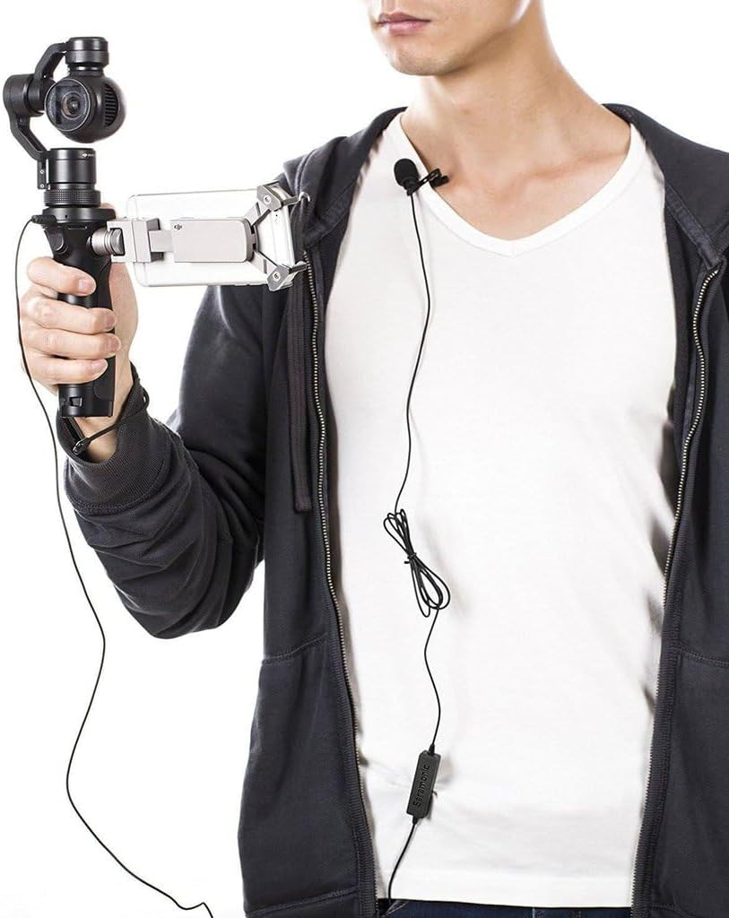 Saramonic LavMicro Omnidirectional Lavalier Microphone for DSLRs, Mirrorless, Video Cameras, Smartphones, Tablets