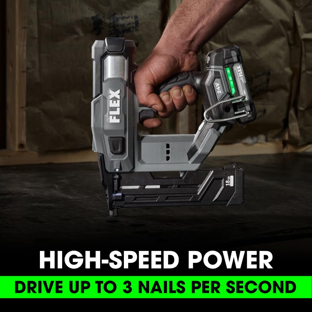FLEX 24V Brushless 1/4-inch Narrow Crown Stapler Tool Only - FX4511-Z