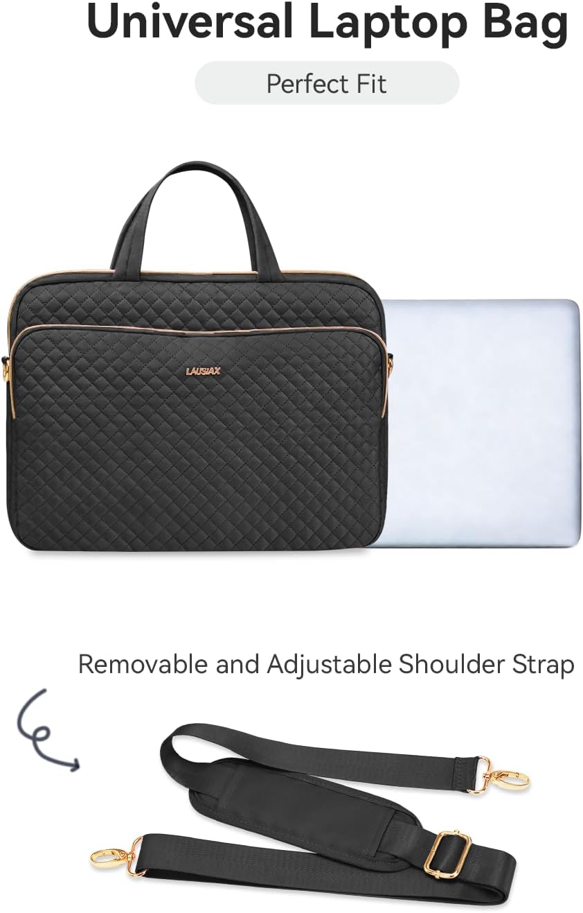 Lausiax 14 Inch Envy/14 M5/Dell Laptop Bag Case for Women Men Compatible with HP Chromebook OmniBook MacBook Pro Pro