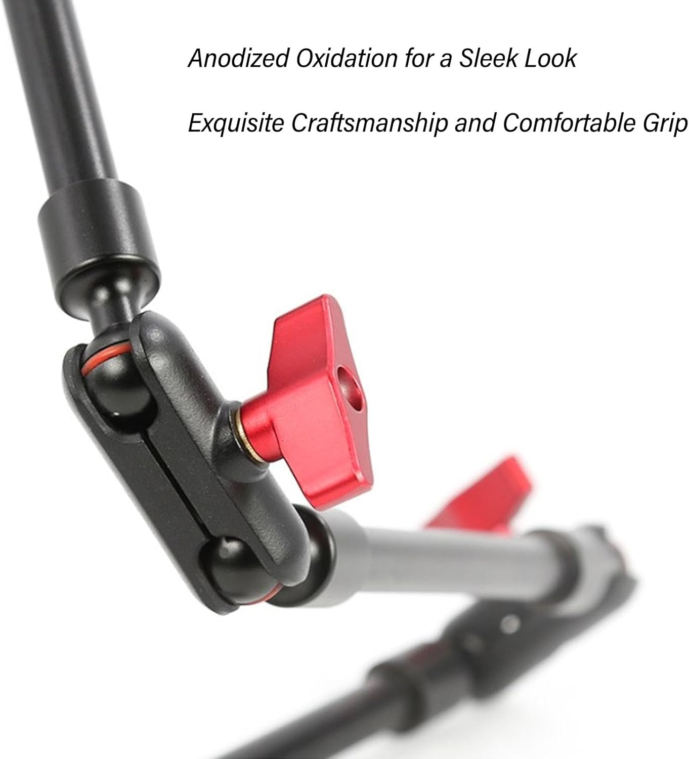 ZJchao 31in 360 1/4in 3/8in Camera Wall Mount Adjustable Articulating Arm Degree Rotation Magic Webcam Mount
