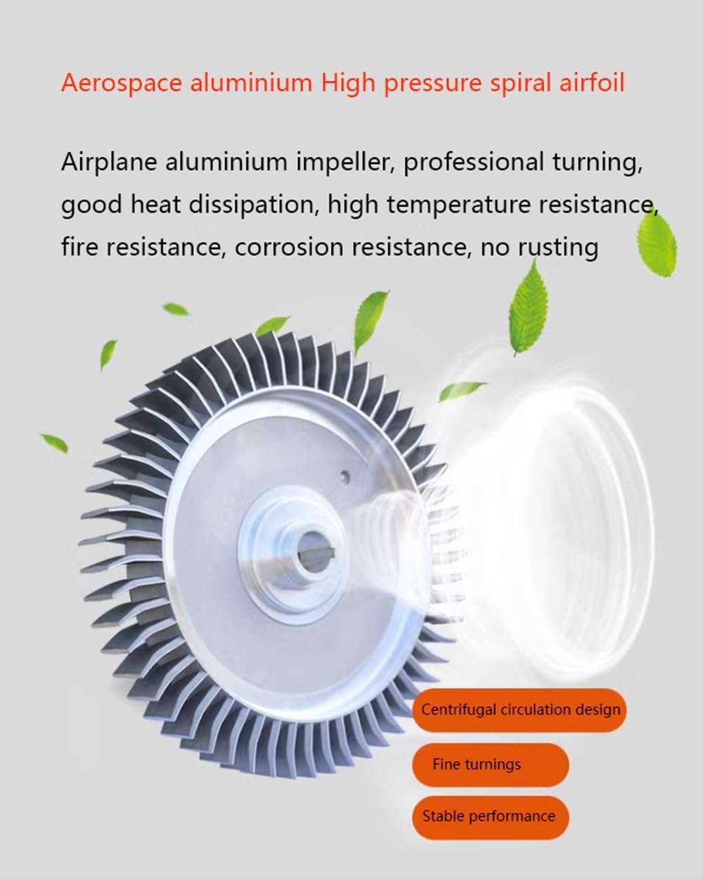 Regenerative Blower 0.5HP/0.74HP/1.49HP 110v Single Phase, Aluminum Alloy High-Pressure Vortex Ring Blower, Industrial Vacuum Pump for Air Blowing(550W/0.74HP)