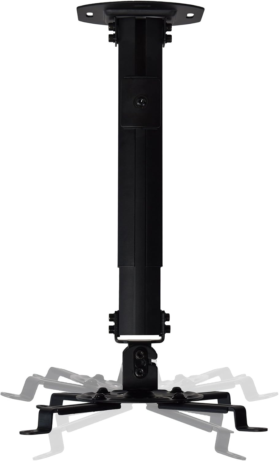 VIVO 12.5 inch 1.5 inch MOUNT-VP02B Extending Ceiling Projector Mount, Height Adjustable Projection, Up to Mounting