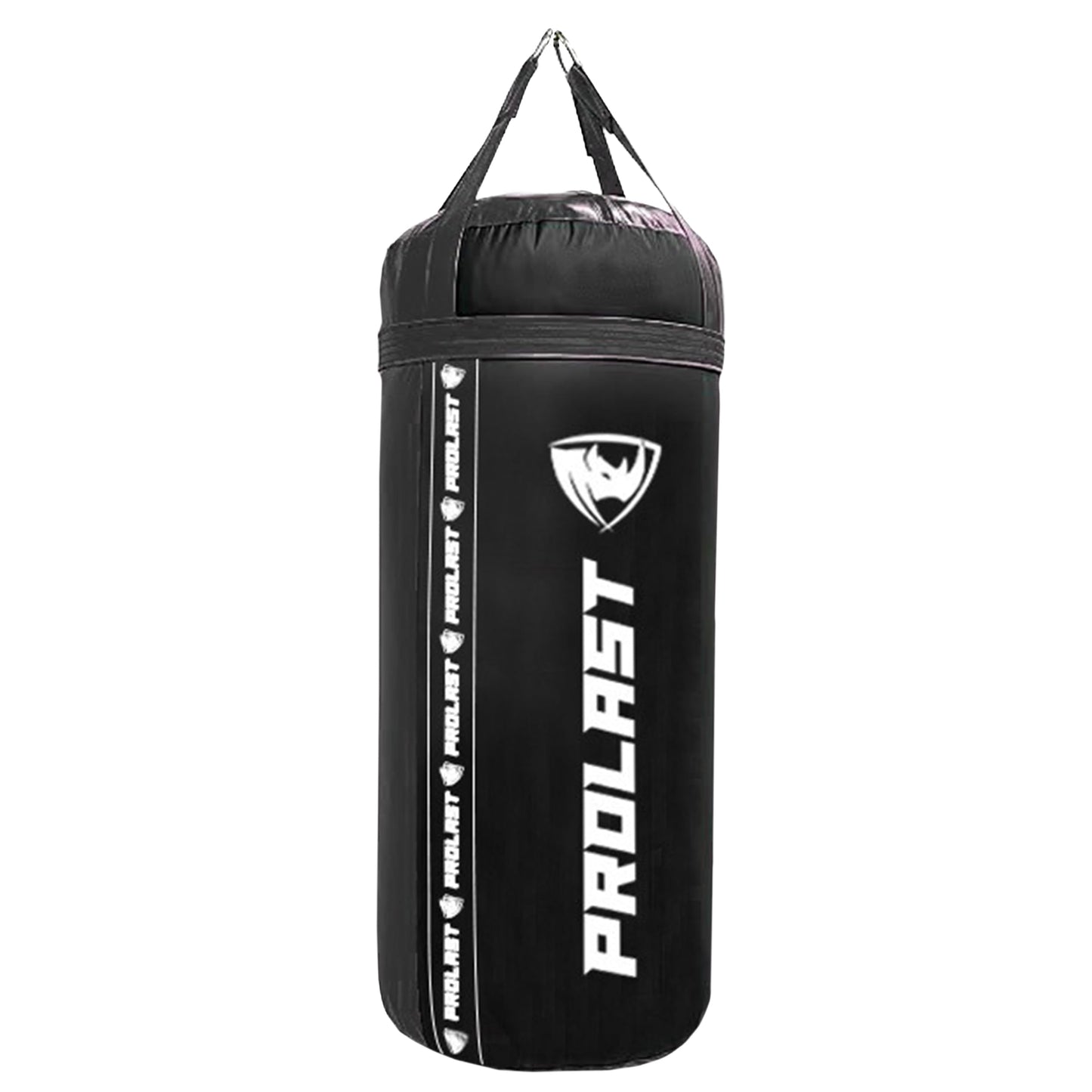 PROLAST 4Ft 135Lb XL Heavy Punching Boxing Bag for Adults, MMA, Martial Arts, Muay Thai, Kicking, Strength Training Equipment, Filled, New Edition Logo, Black
