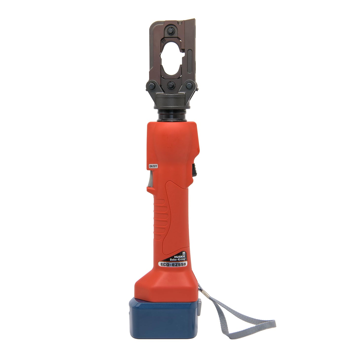 Huskie Tools Robo Crimp 6 Ton Battery Powered Inline Latch Crimper. Crimps up to #8 to 500 MCM Cu and 350 MCM Al (ECO-EZ558) Kit - Includes ‎1 tool, 2 batteries, 1 charger, 1 bag.
