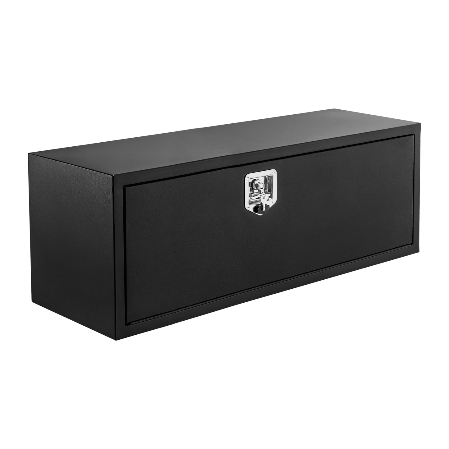 36'' Black Steel Truck Tool Box, 36"x 18"x 18", Heavy Duty Storage With Lock and Keys, Utility Tool Chest for Pickup Truck Bed, RV