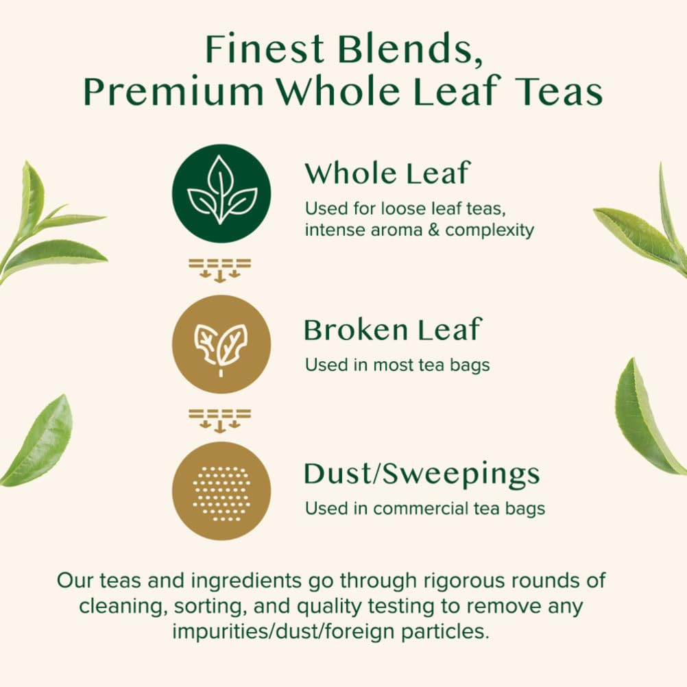 VAHDAM Original English Breakfast Tea - Strong & Aromatic Loose Leaf | Non-GMO, Gluten-Free | 340g/12oz, 170+ Cups