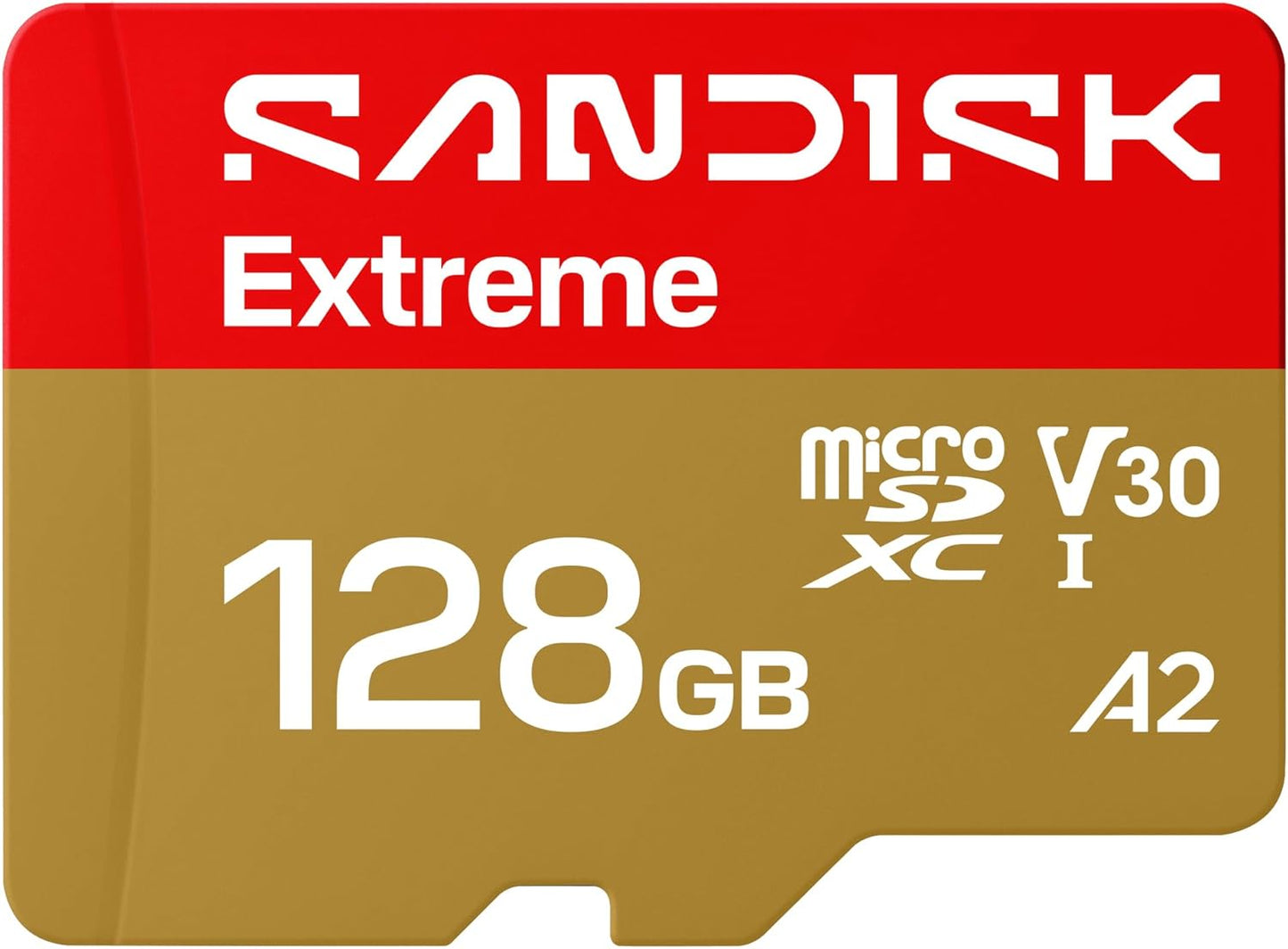 Sandisk 128GB 245MB/s 120MB/s 5.3K 4K SDSQXH9-128G-GZ6MA Extreme microSD UHS-I Card - Up to Read Speed and Write Speed