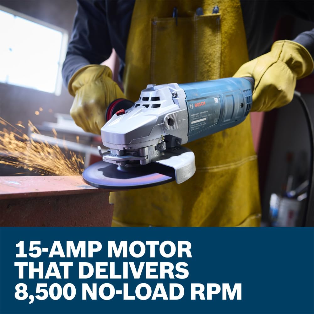 Bosch GWS22-180J 7 In. Large Angle Grinder – 15 Amp