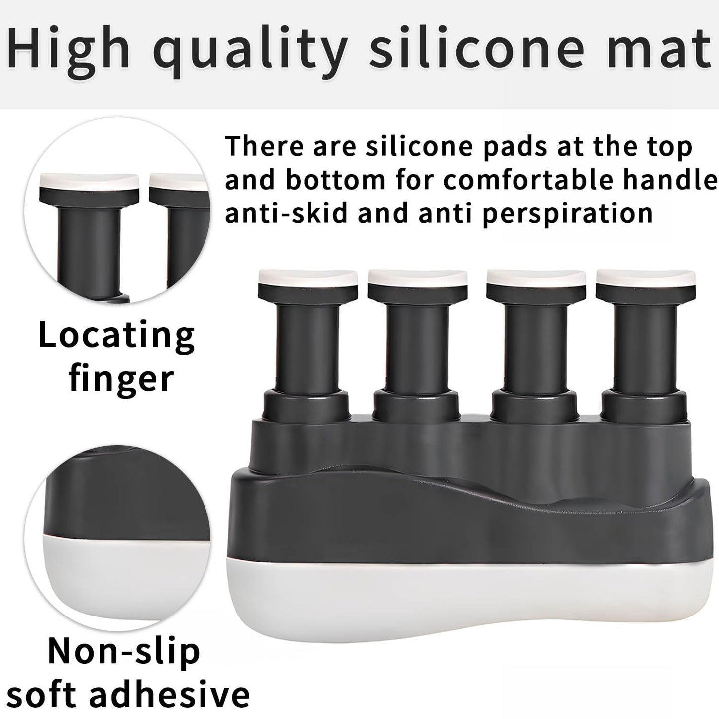 Finger Strengthener,Finger Exerciser and Hand Strengthener Rehab for Musician,Rock Climbing,Comfortable Conditioning