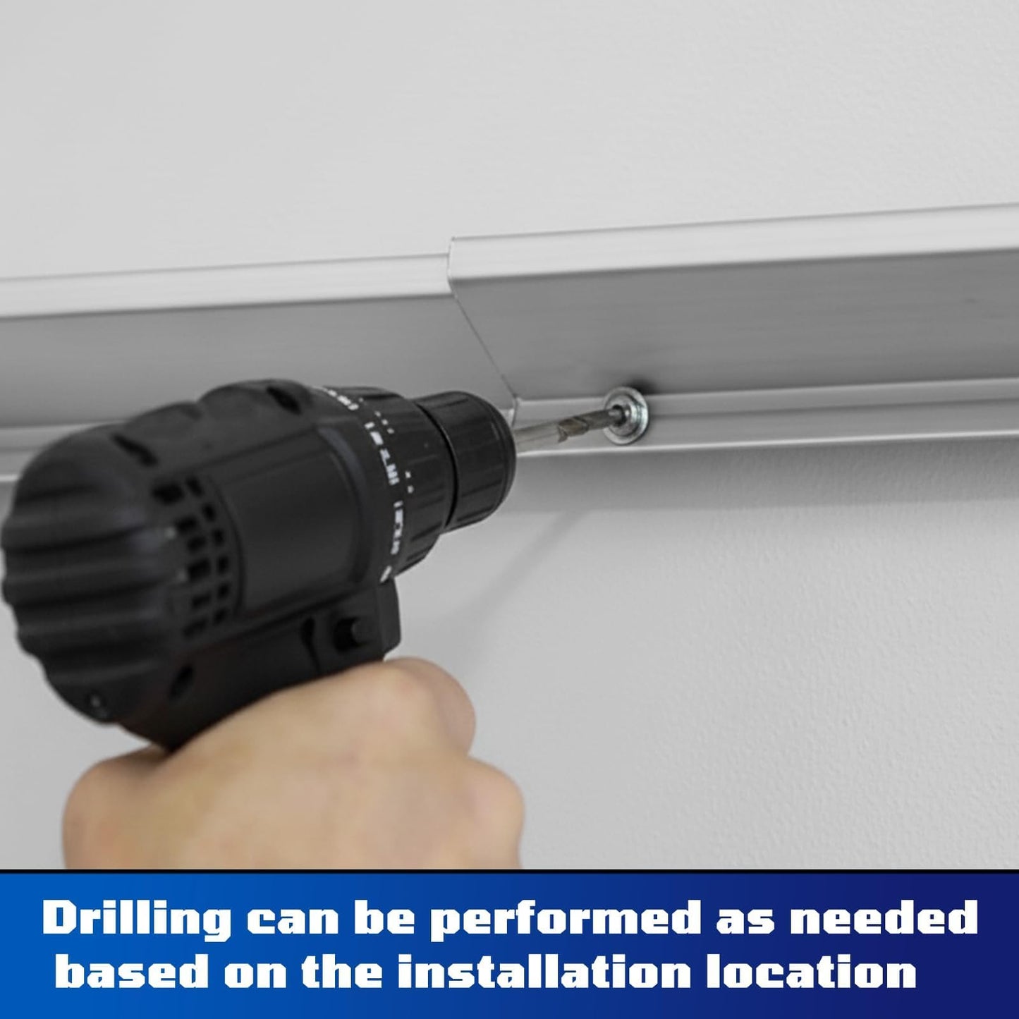 16FT Garage Door Strut, 4 PC 4 FT Garage Door Hurricane Brace Kit with 3 PC 2 FT Garage Door Reinforcement Connector & 58 Mounting Screws, Pre-drilled Universal Brackets for DIY