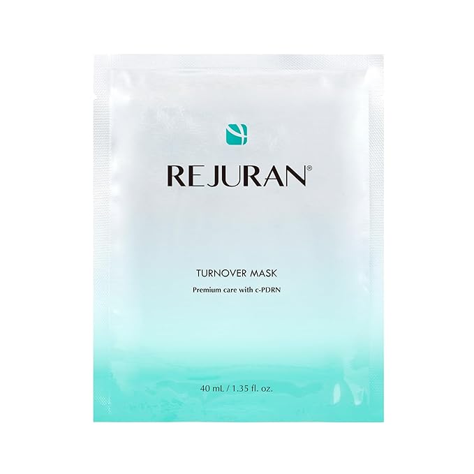REJURAN® Turnover Mask, c-PDRN® (5ea) ??Original Salmon DNA for Firming, Hydration, Repairing & Revitalizing. Achieve Youthful, Radiant Skin. Korean Skincare. Ultra Microfiber Sheet Mask
