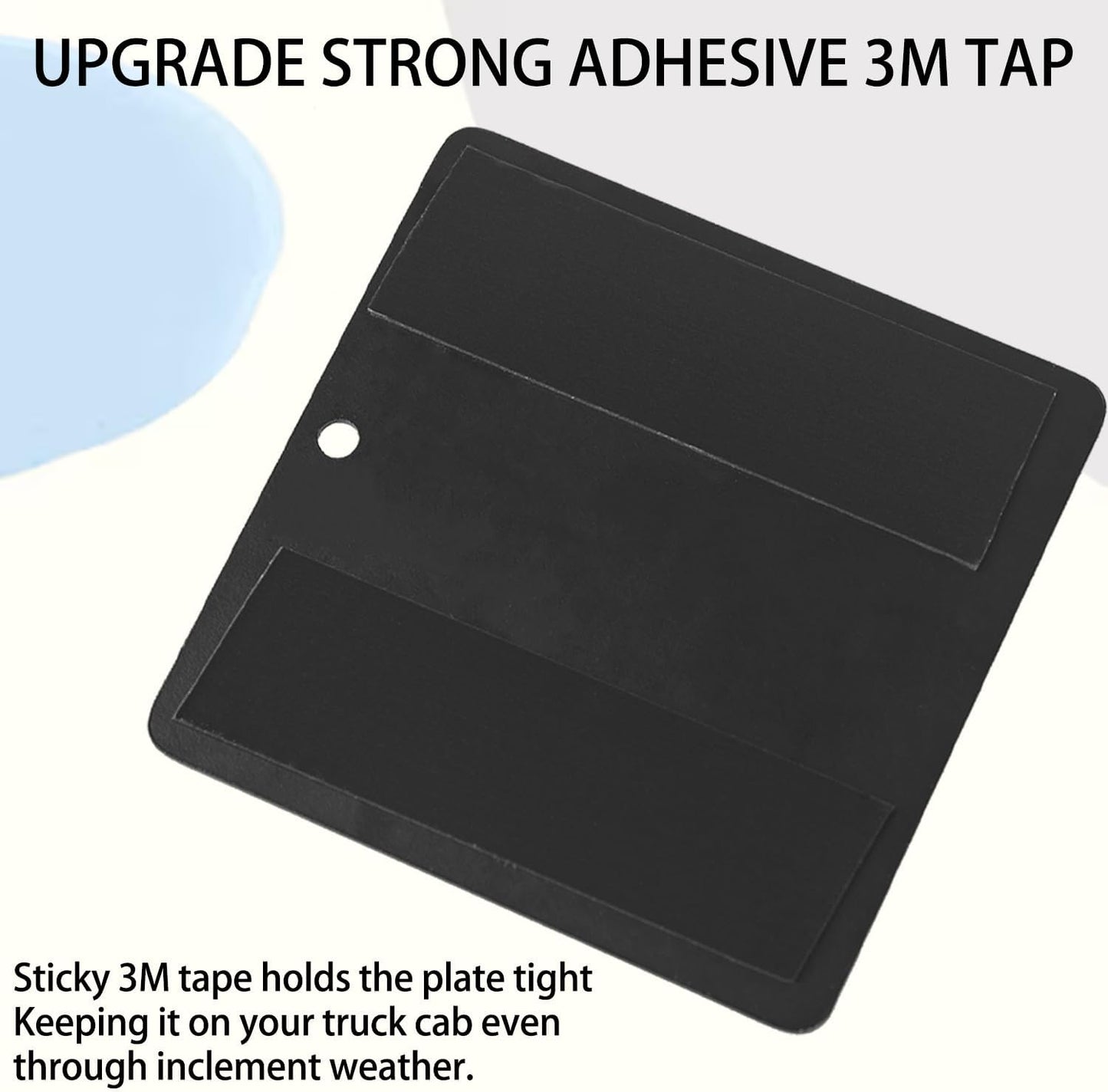 merrisport 4 Pack Self-Adhesive Magnetic Mount Pads for Aluminum Cabs Steel Sticker Pads for LED Light Bar, Pod Light
