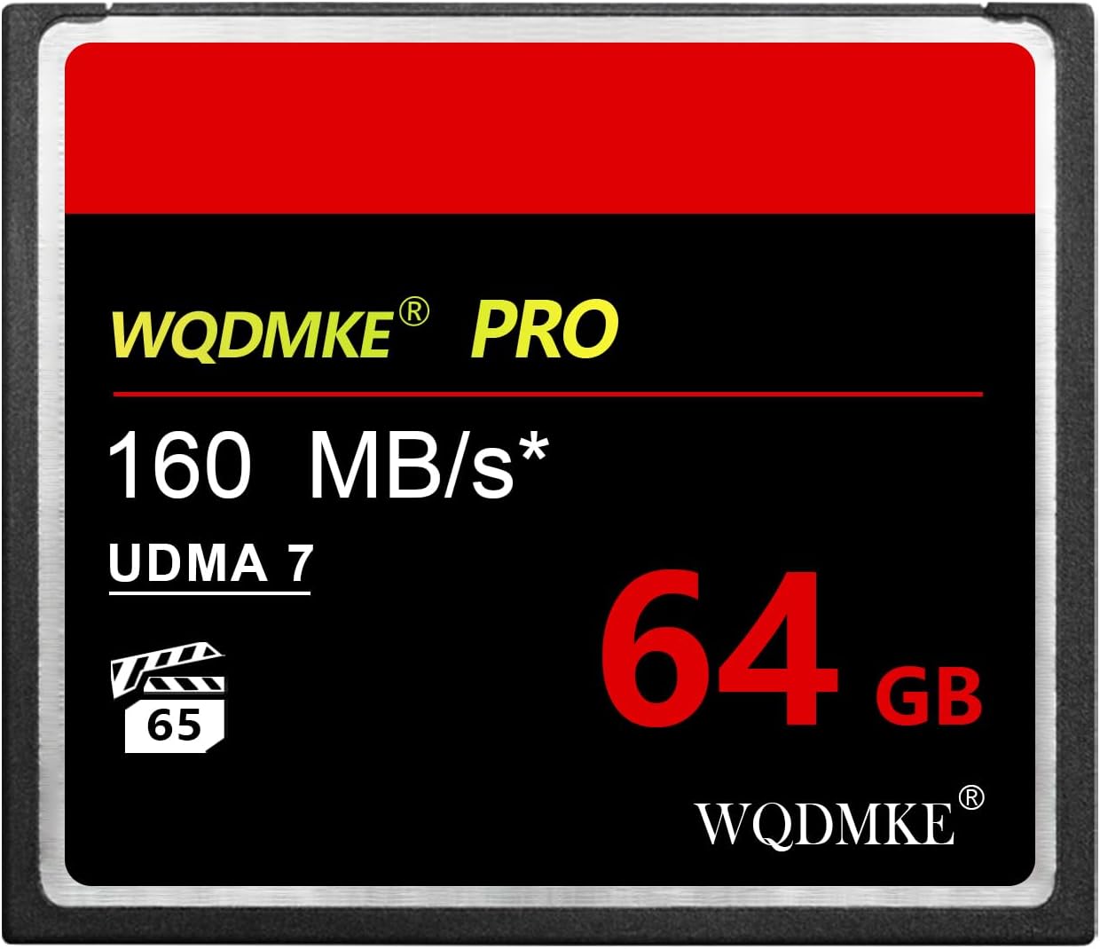WQDMKE 64GB to160MB/s Camera CF Memory Card UDMA Speed Up